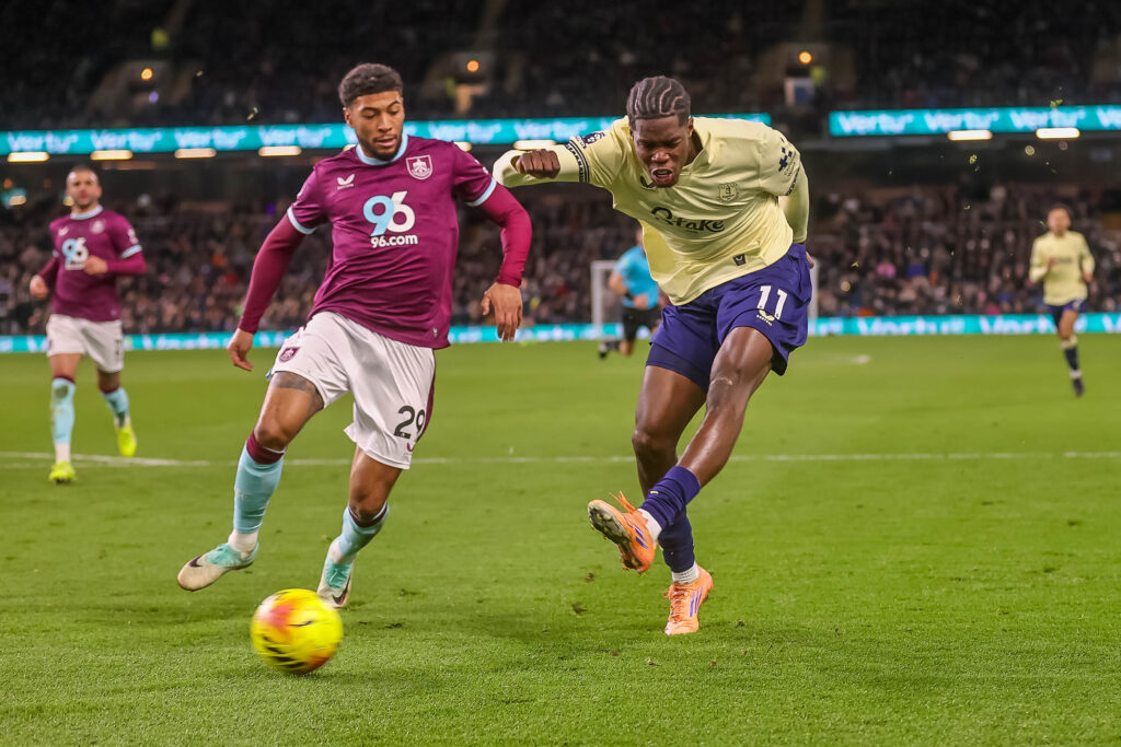 Everton striker Thierno Barry.
