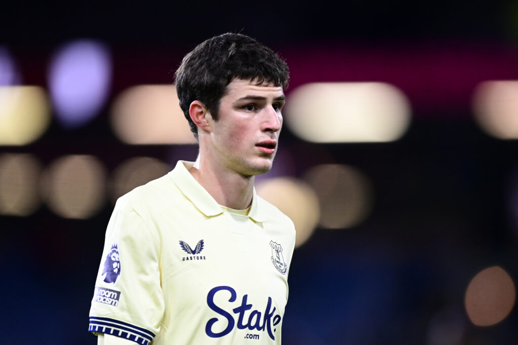 Everton midfielder Merlin Rohl.