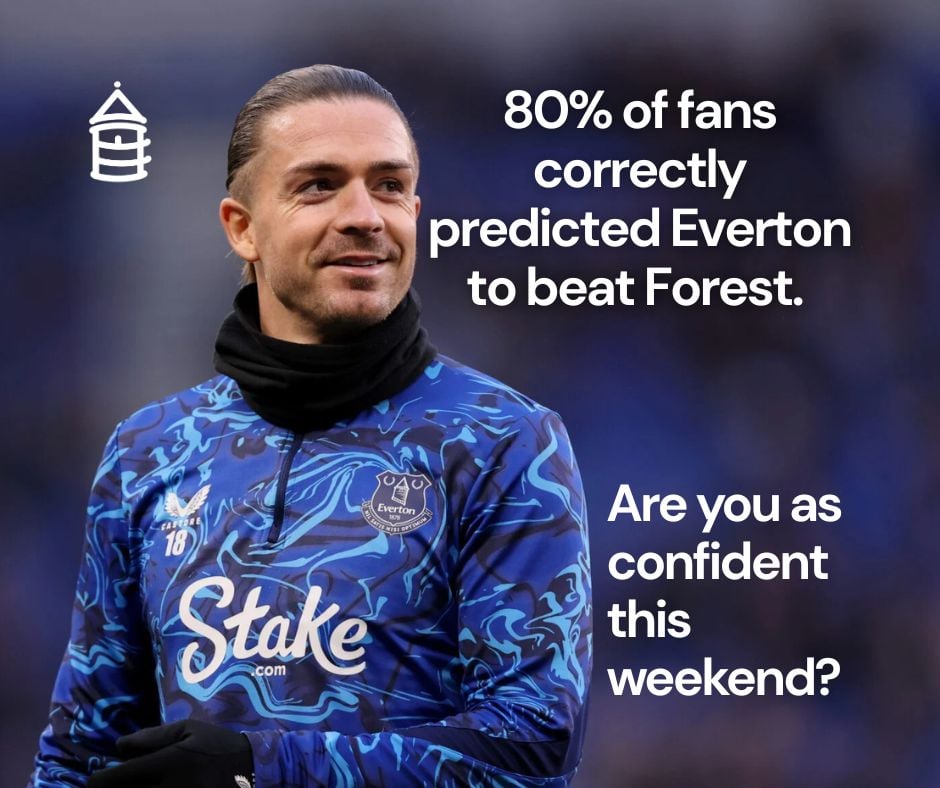 Jack Grealish warms-up ahead of Everton vs Nottingham Forest.