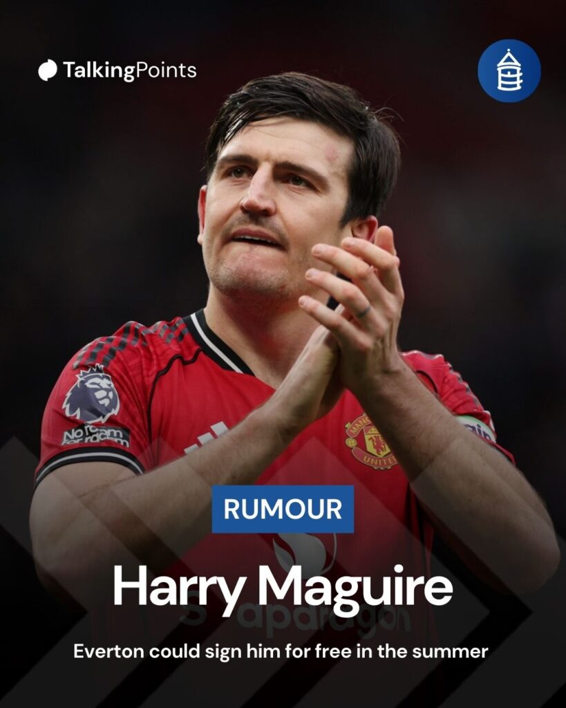 Everton target Harry Maguire