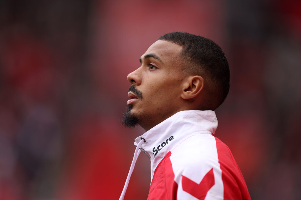 Wilson Isidor ahead of playing for Sunderland.