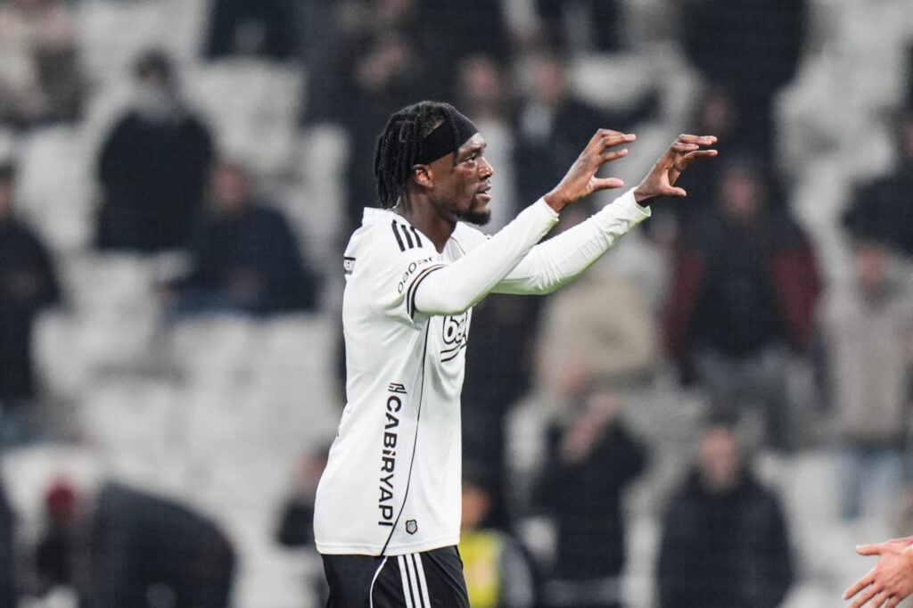 Tammy Abraham playing for Besiktas.
