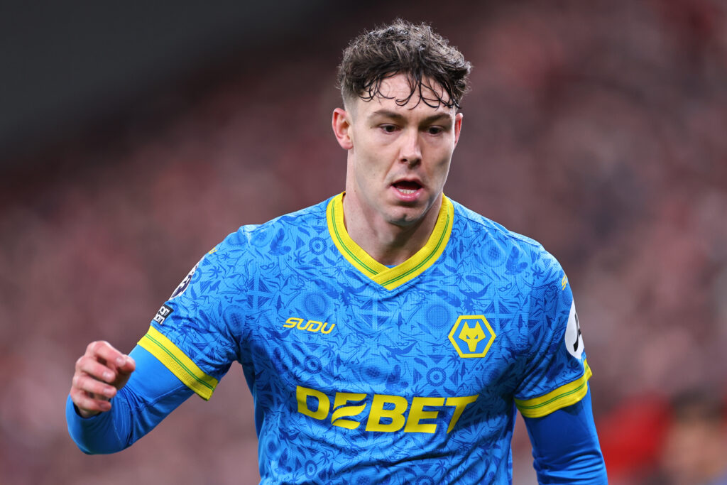 Wolves striker Jorgen Strand Larsen.