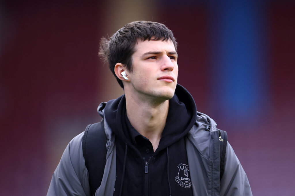 Everton midfielder Merlin Rohl.