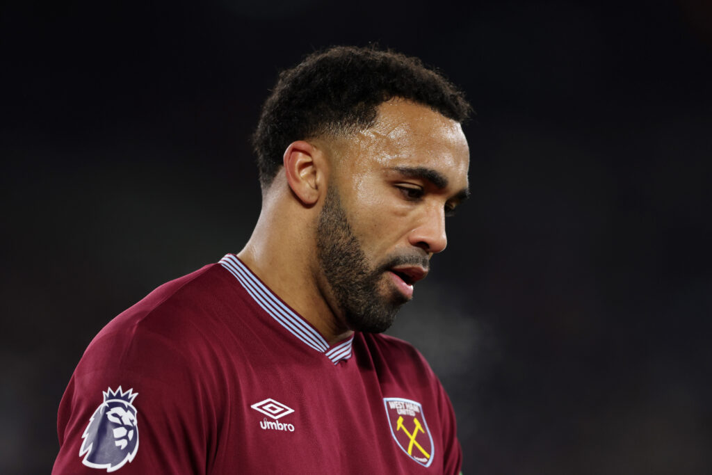 Callum Wilson playing for West Ham United.