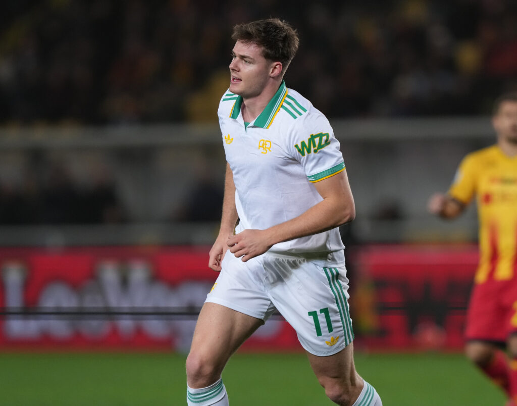 AS Roma striker Evan Ferguson.