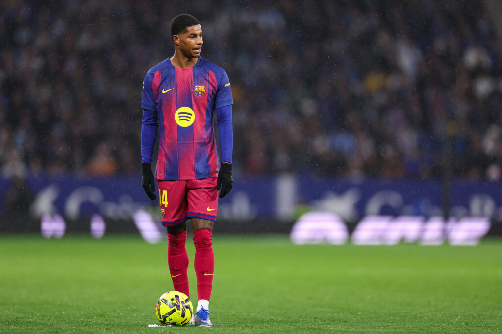 Barcelona winger Marcus Rashford.