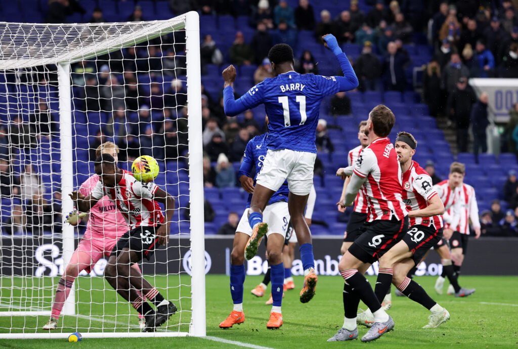 Everton striker Beto.