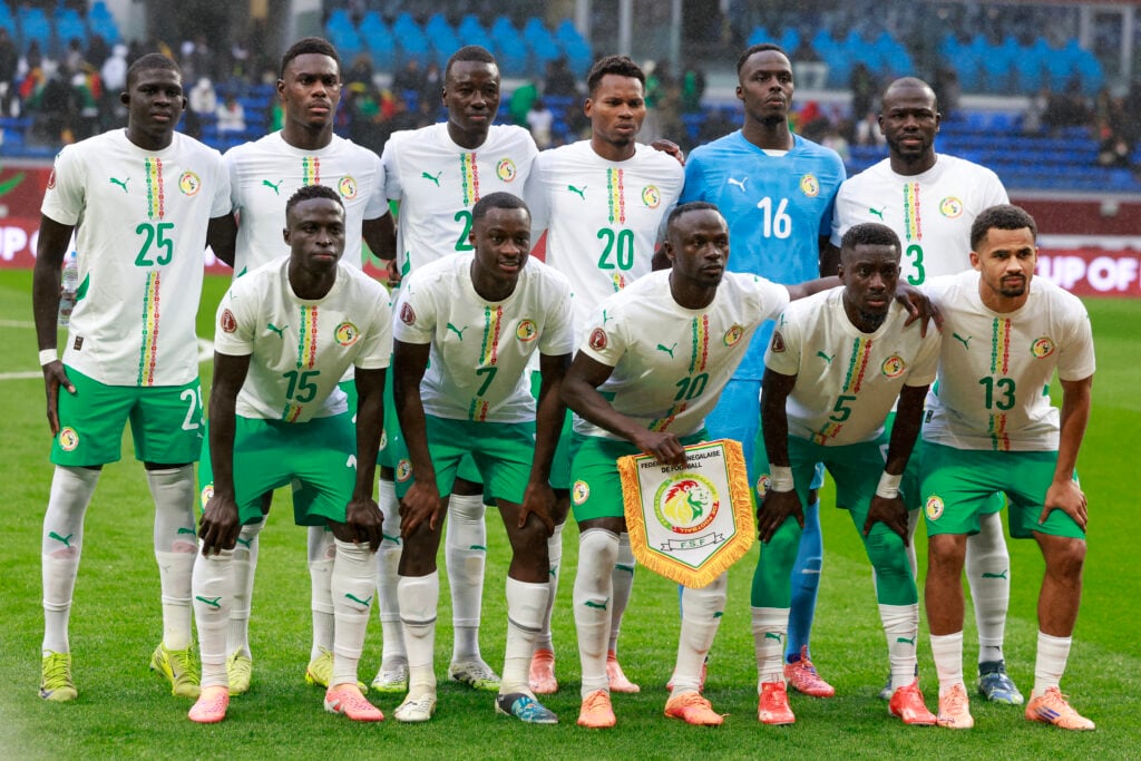 Iliman idaye and Idrissa Gana Gueye in the Senegal team.