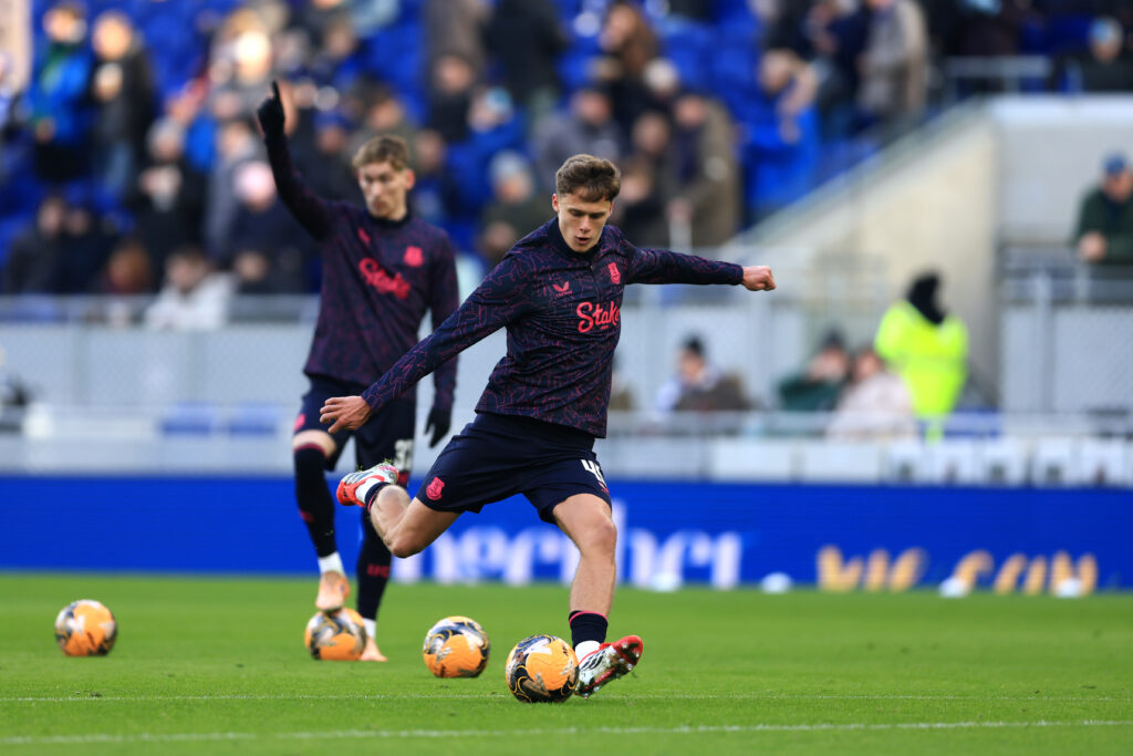 Everton midfielder Harrison Armstrong.