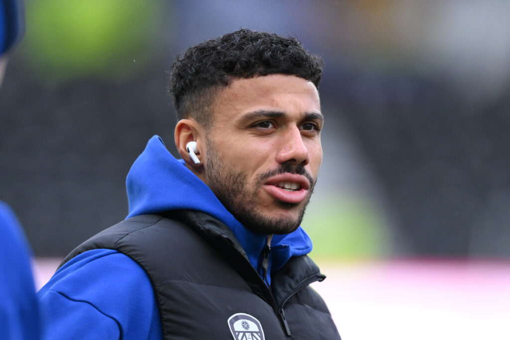 James Justin wearing headphones.