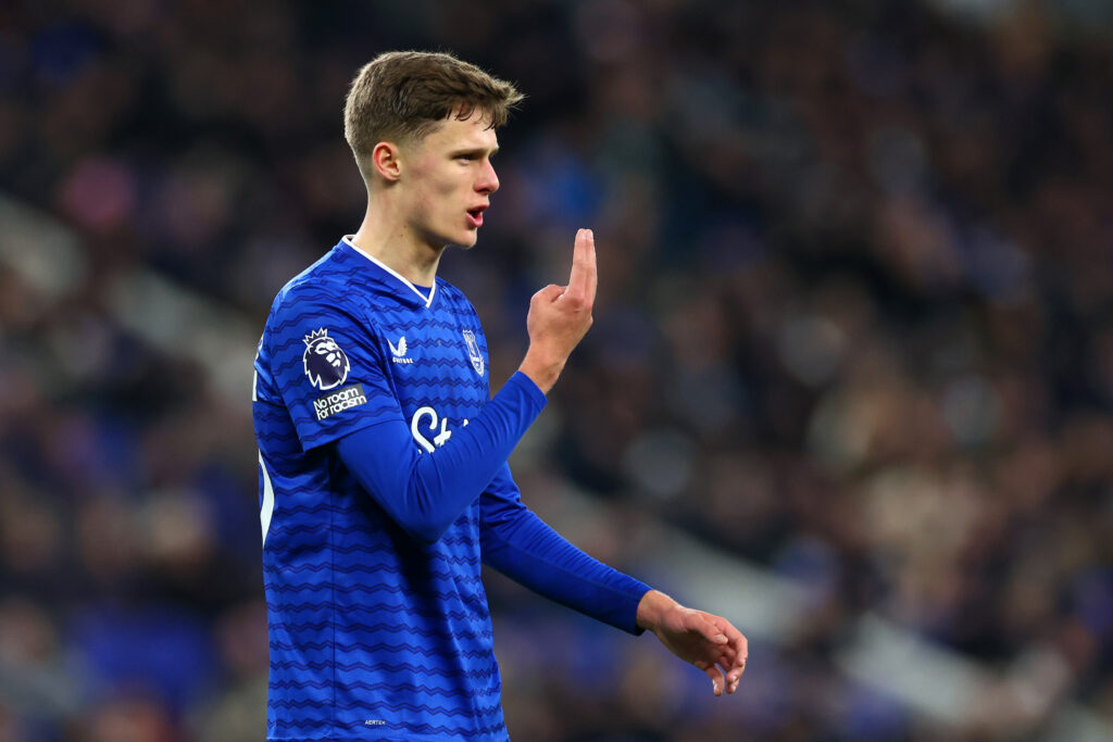 Everton midfielder Harrison Armstrong.