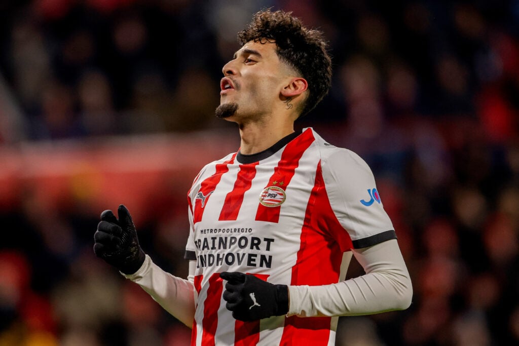 PSV striker Ricardo Pepi.