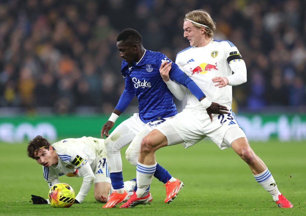 Everton midfielder Idrissa Gana Gueye.