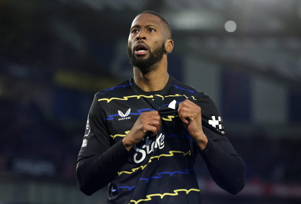 Everton striker Beto.
