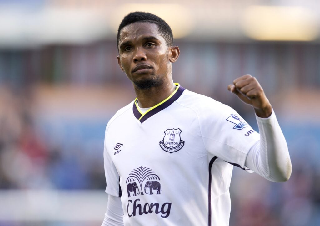 Everton striker Samuel Eto'o.