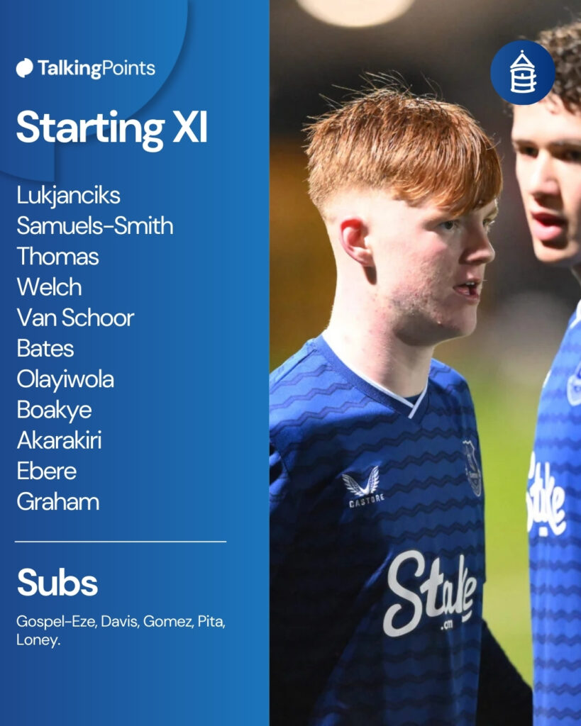Everton's Braiden Graham.