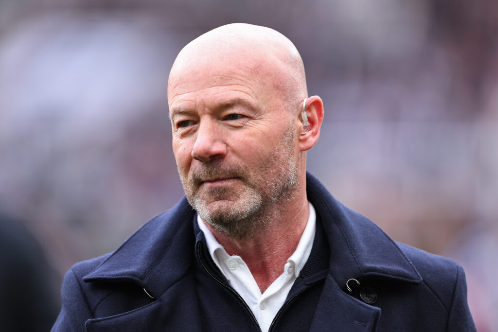 Alan Shearer on punditry duty.