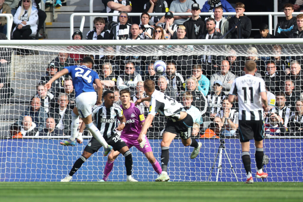 Charly Alcaraz scores against Newcastle.