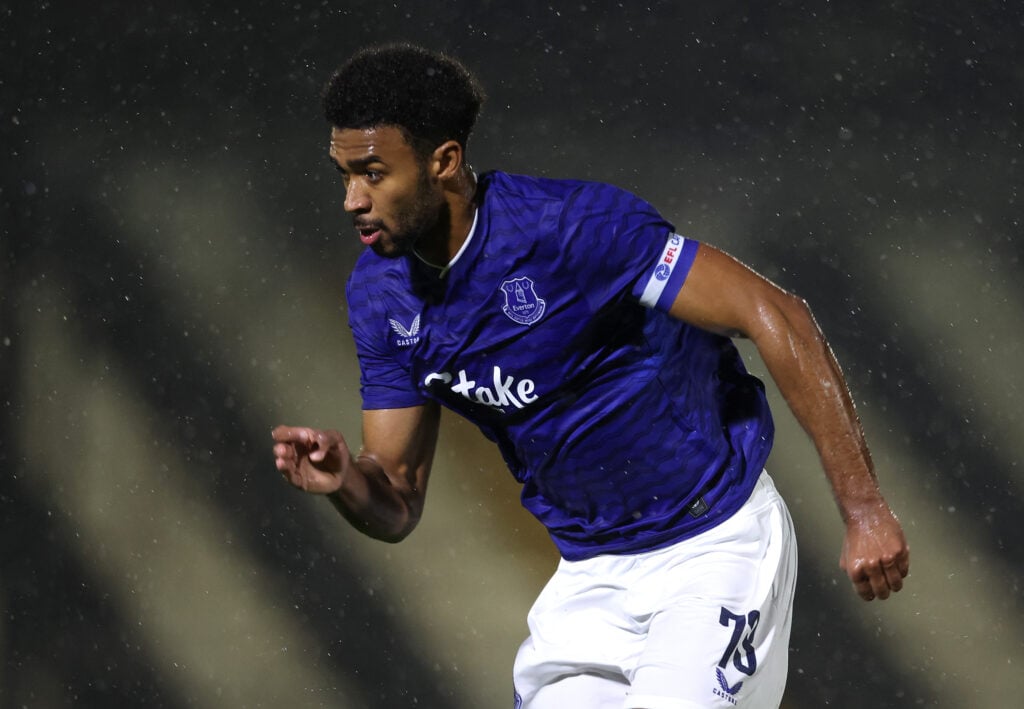Everton defender Eli Campbell.