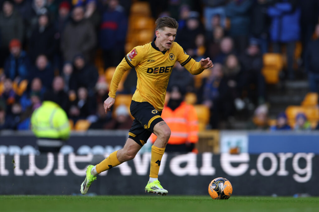 David Moller Wolfe playing for Wolves.