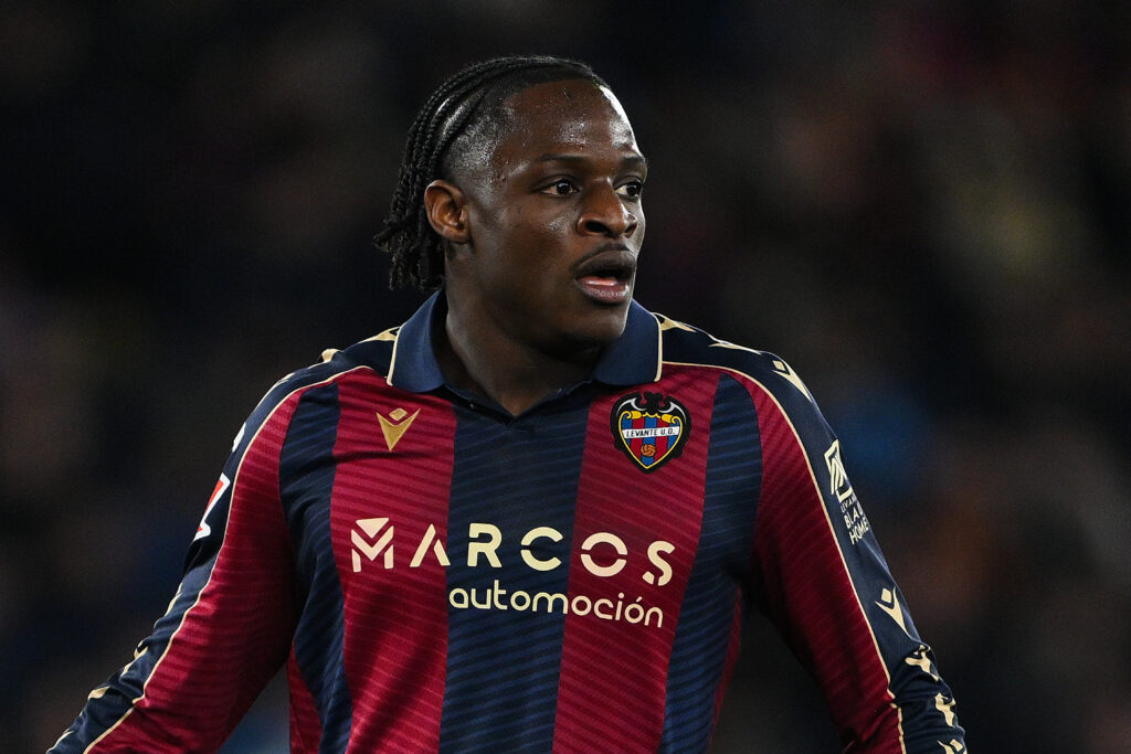Karl Etta Eyong playing for Levante.