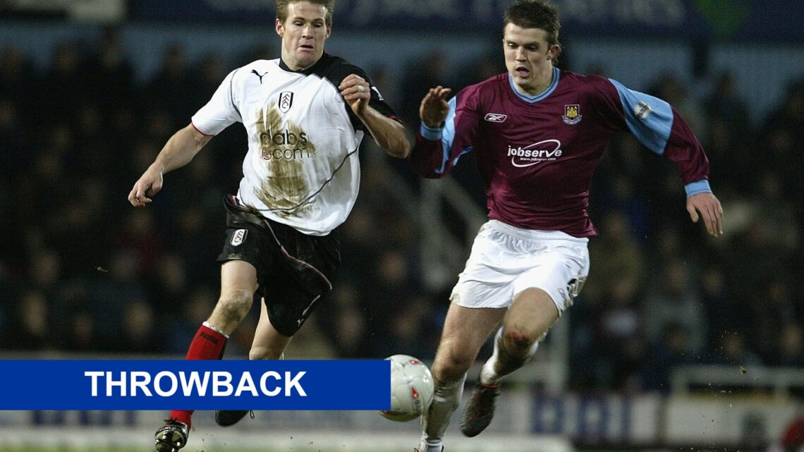 Michael Carrick playing for West Ham