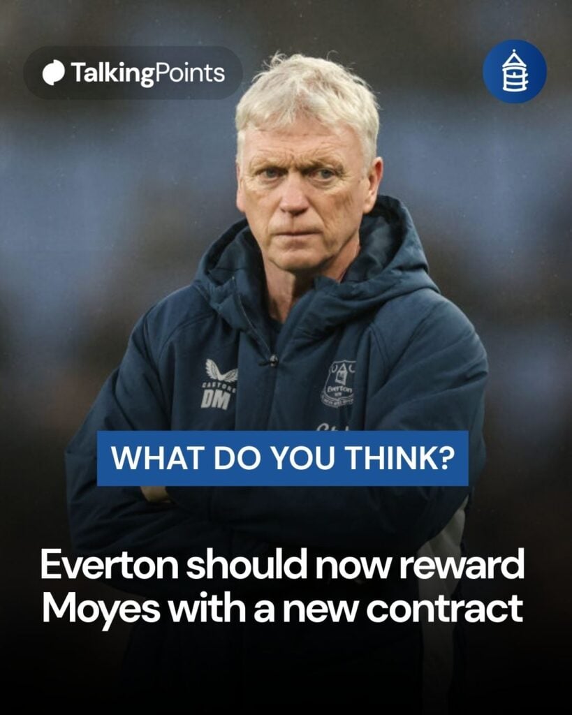 Everton manager David Moyes.