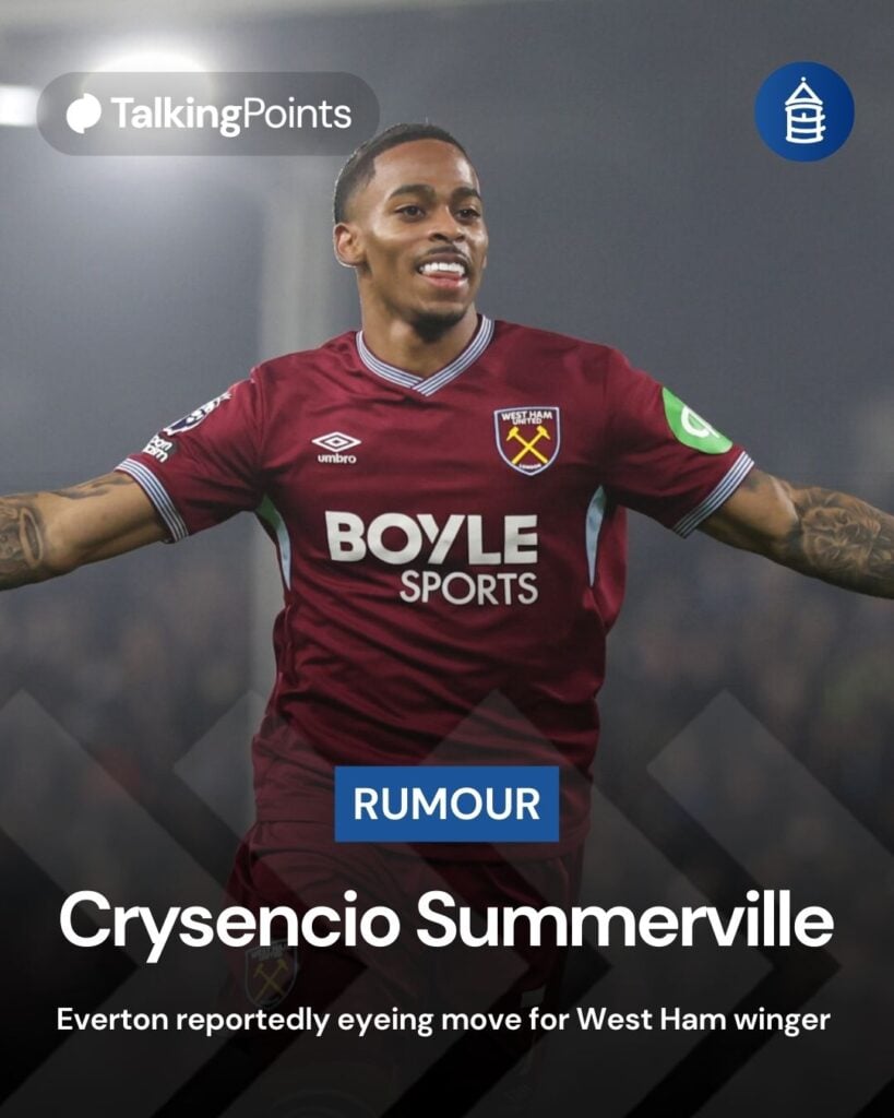 Everton target Crysencio Summerville.