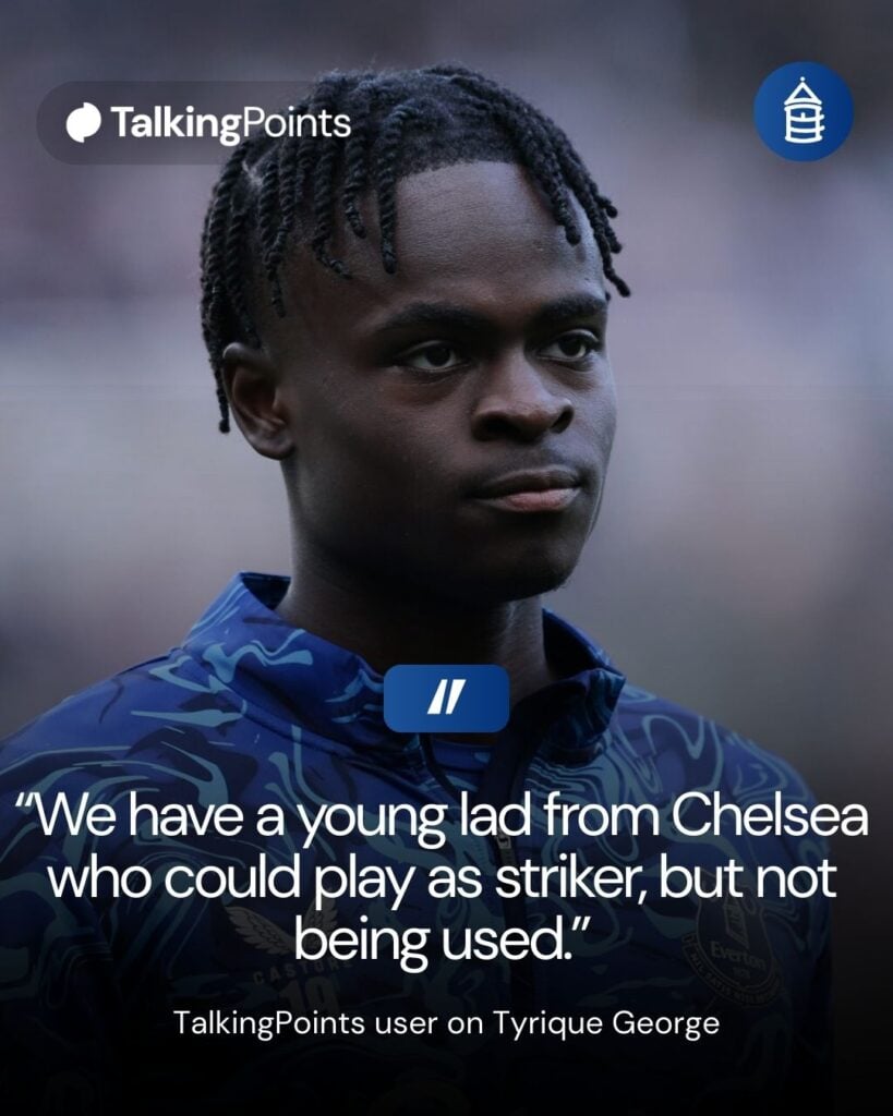 Everton's Tyrique George.