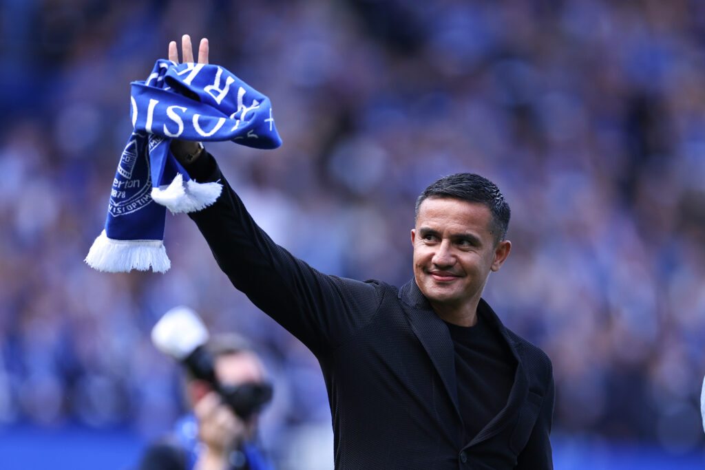 Former Everton star Tim Cahill.