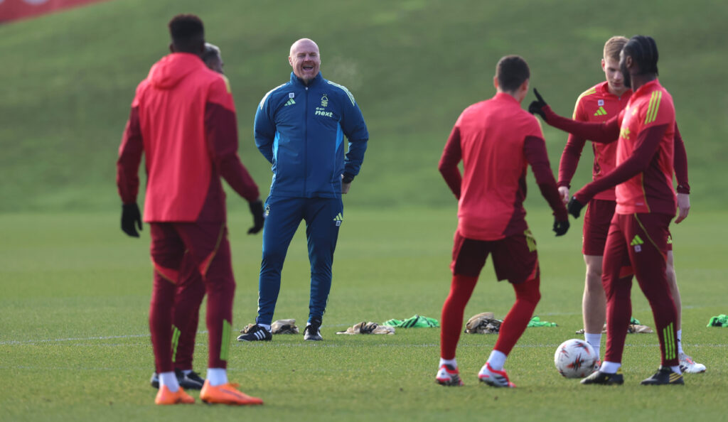 Nottingham Forest FC Training Session And Press Conference - UEFA Europa League 2025/26 League Phase MD8