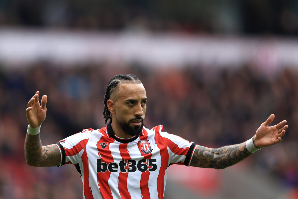 Stoke City winger Sorba Thomas.