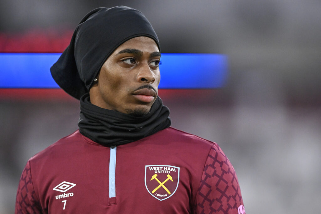 West Ham United winger Crysencio Summerville.