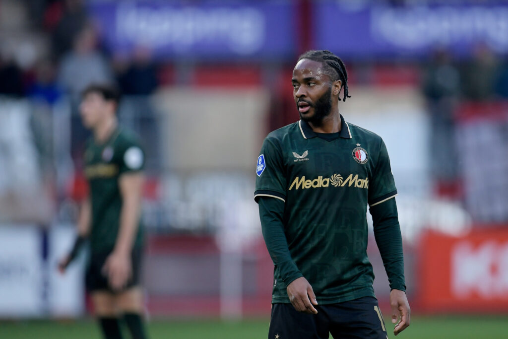 Raheem Sterling playing for Feyenoord.