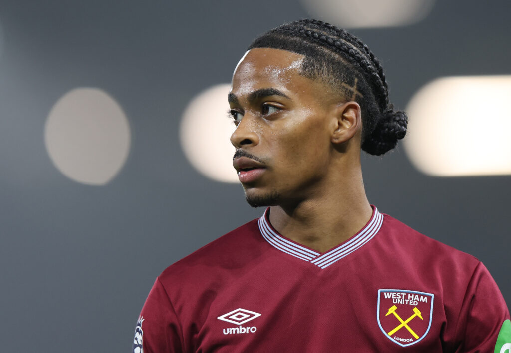 West Ham winger Crysencio Summerville.
