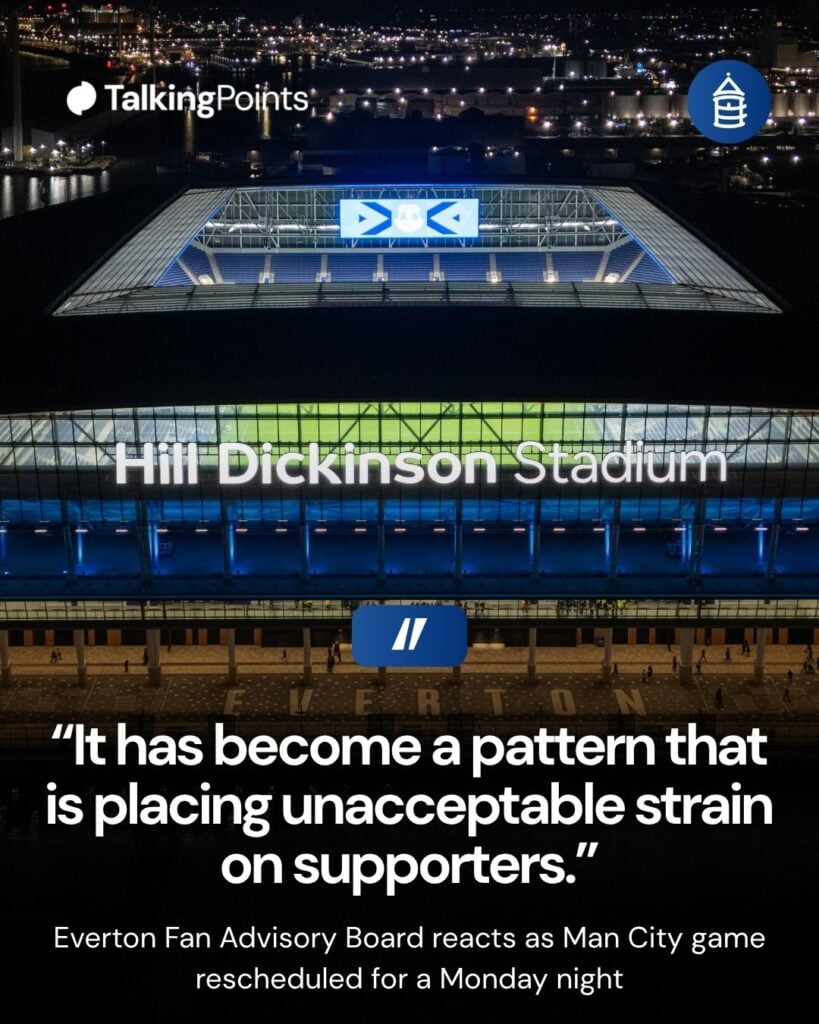 Quote graphic, Everton Fan Advisory Board.