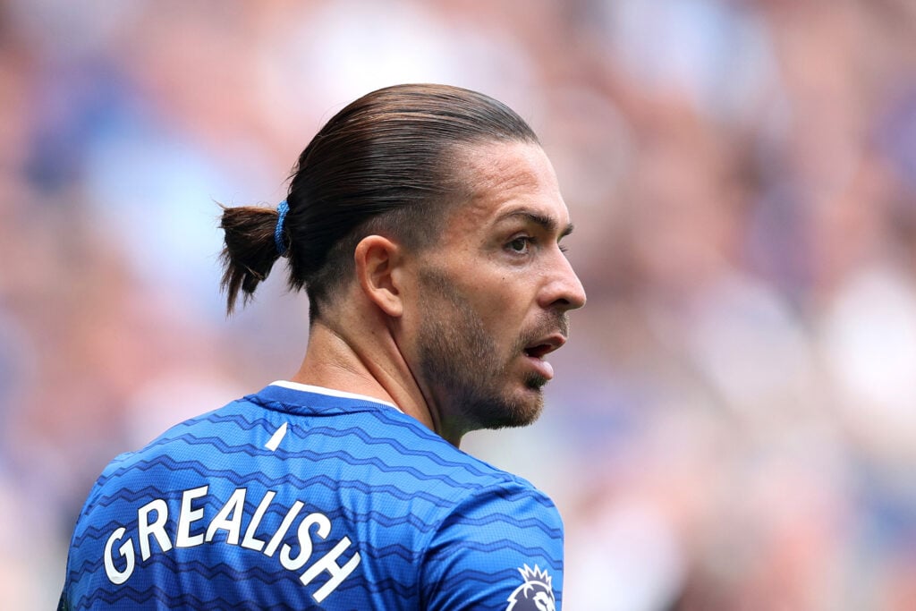 Jack Grealish in action for Everton