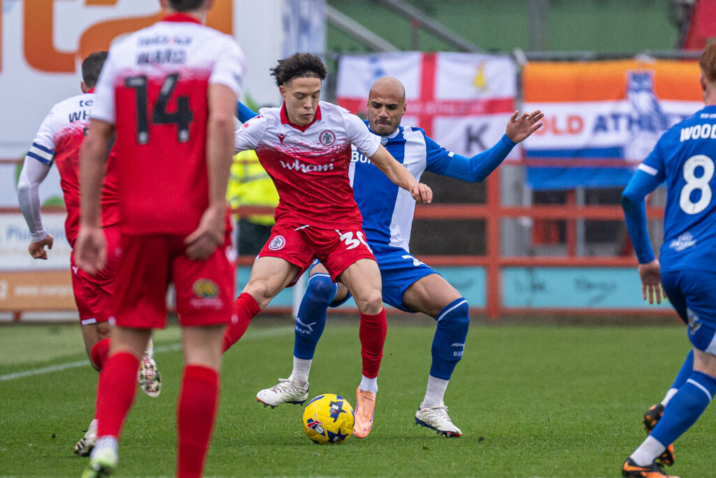 Accrington Stanley winger Isaac Heath.