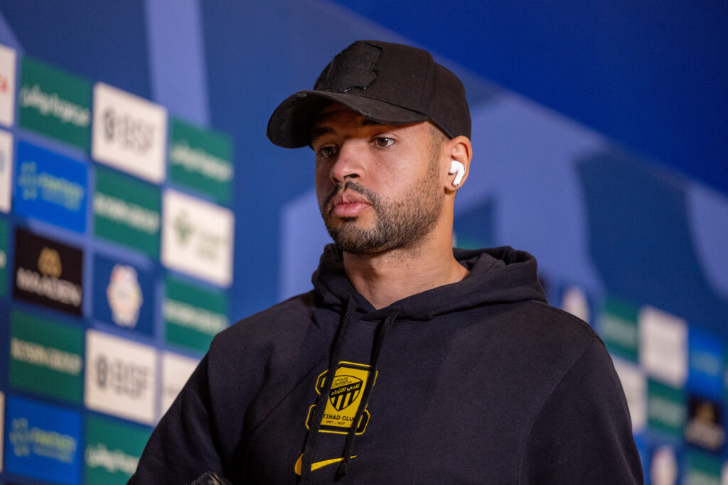 Youssef En-Nesyri ahead of playing for Al-Ittihad.