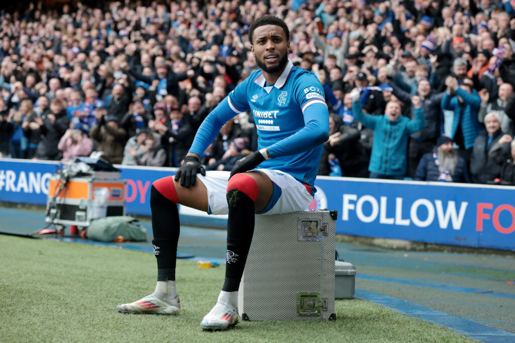 Rangers striker Youssef Chermiti.
