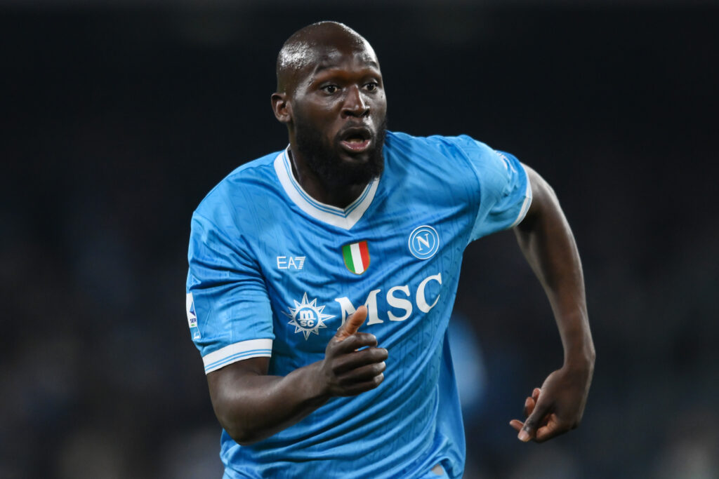 Napoli striker Romelu Lukaku.