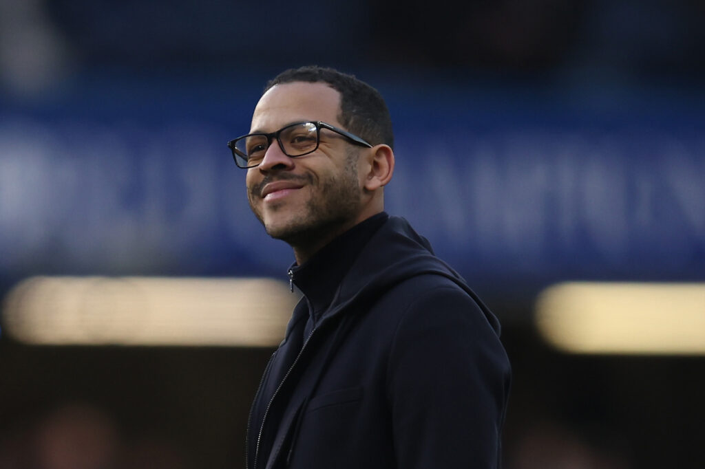 Liam Rosenior managing Chelsea.