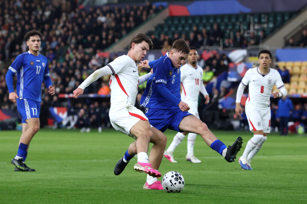 England under-21 winger Tyler Dibling.