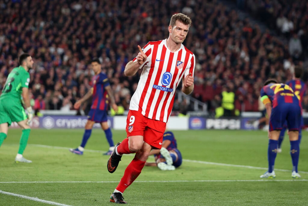 Atletico Madrid striker Alexander Sorloth.