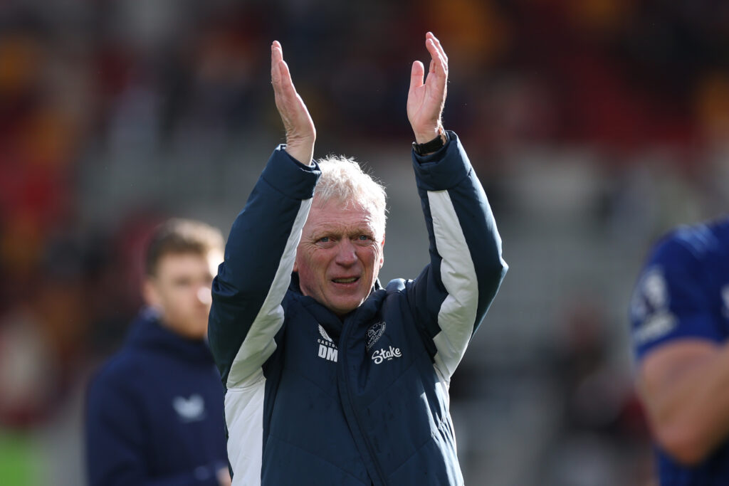Everton manager David Moyes.
