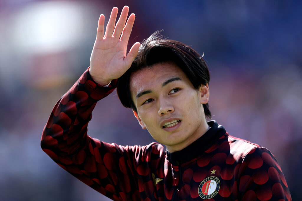 Feyenoord striker Ayase Ueda.