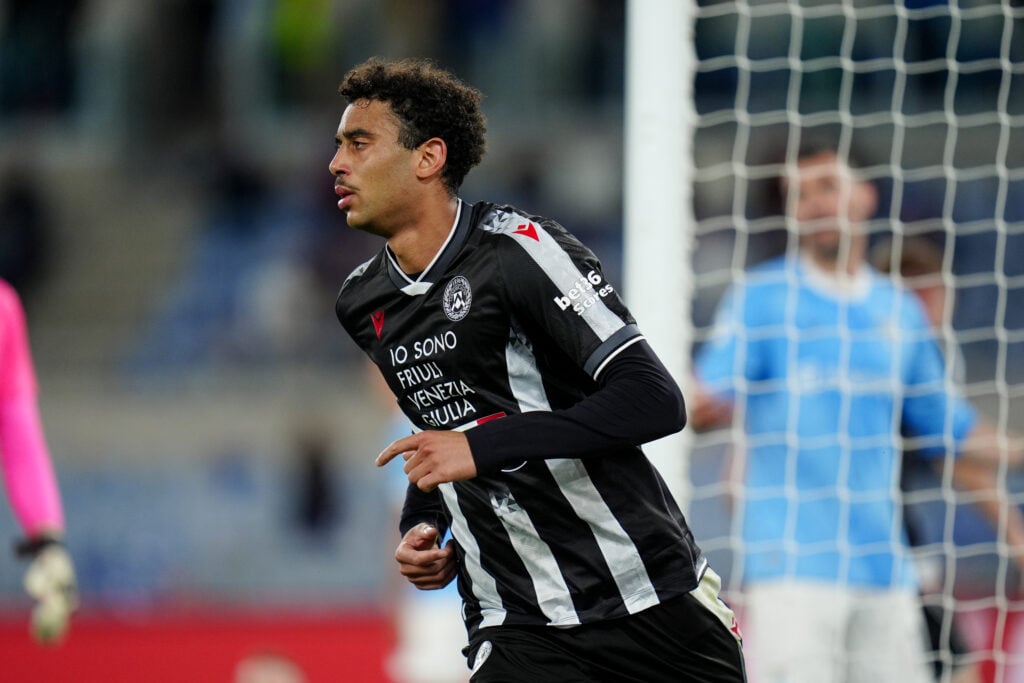 Arthur Atta playing for Udinese.
