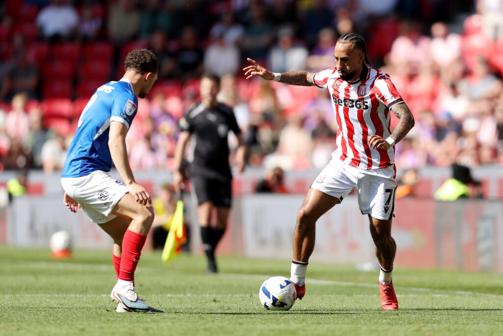 Stoke City winger Sorba Thomas.