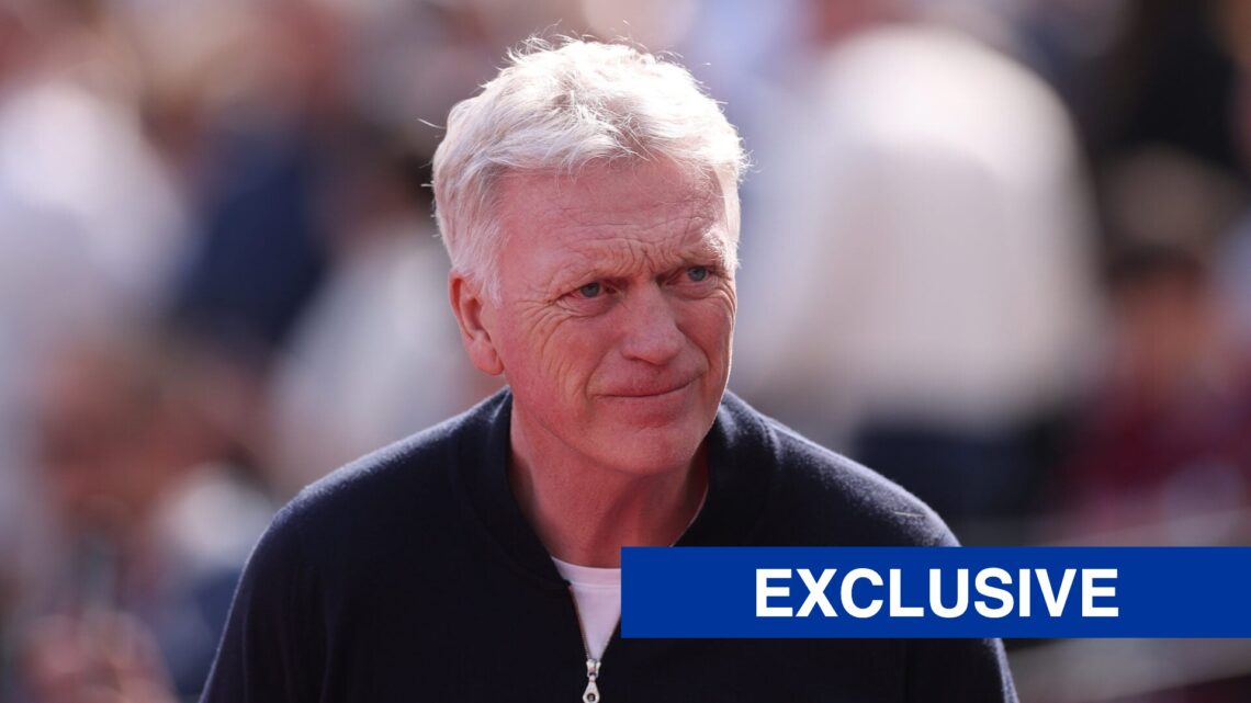 David Moyes during Everton vs West Ham.